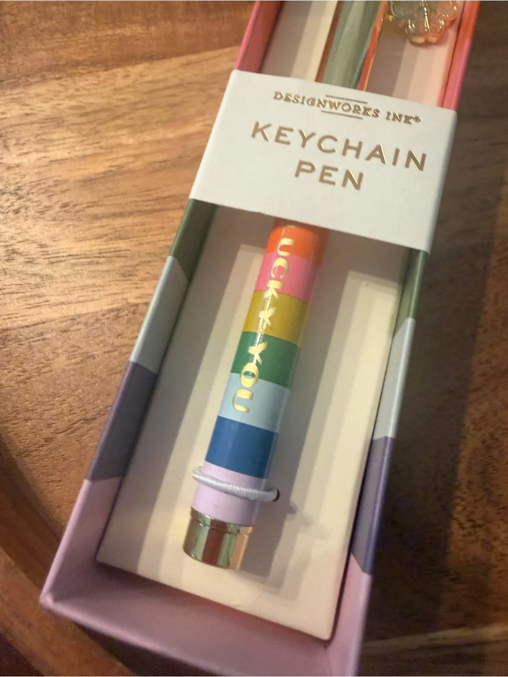 NWT! Keychain Pen cute ballpoint pen in gift box. Brand new in box.